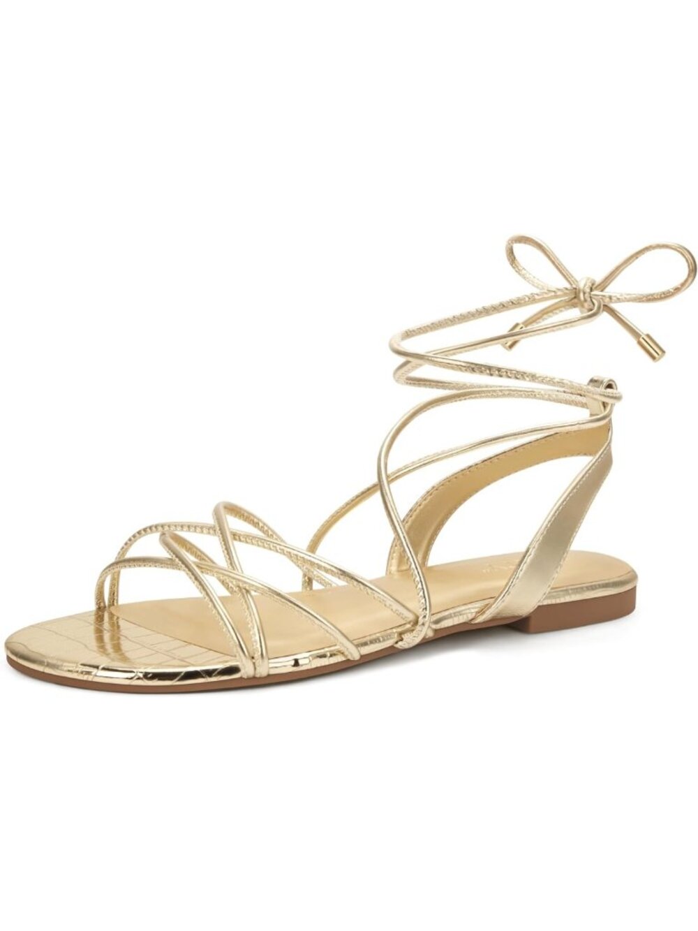 Chic Strappy Gladiator Sandals | Lace-Up Open Toe Flats for Summer Style